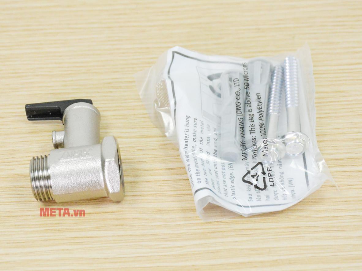 Lòng bình tráng men Titan và thanh đốt đồng 100% tăng độ bền.
