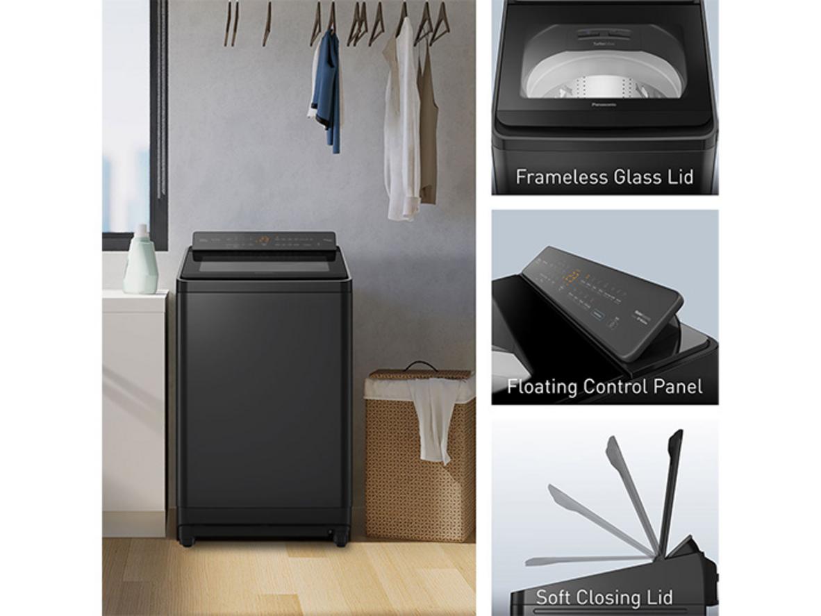 Lồng thép không gỉ và nắp kính cường lực tăng độ bền, dễ vệ sinh.