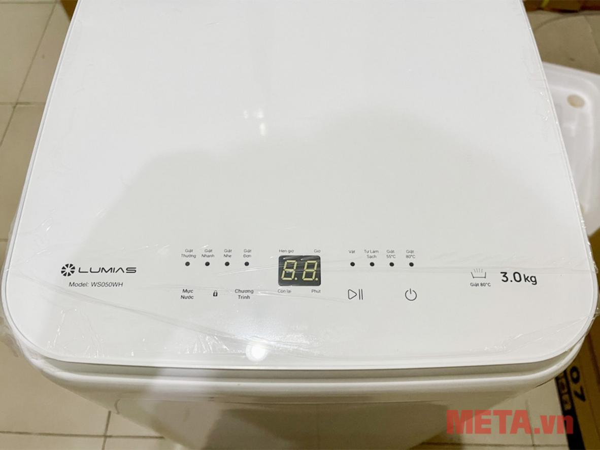 Giặt nóng 55°C/80°C giúp tăng hiệu quả làm sạch và giảm mùi hôi.
