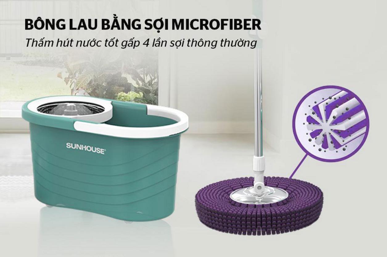 Lồng vắt inox chống gỉ, hỗ trợ vắt khô nhanh và bền trong môi trường ẩm.