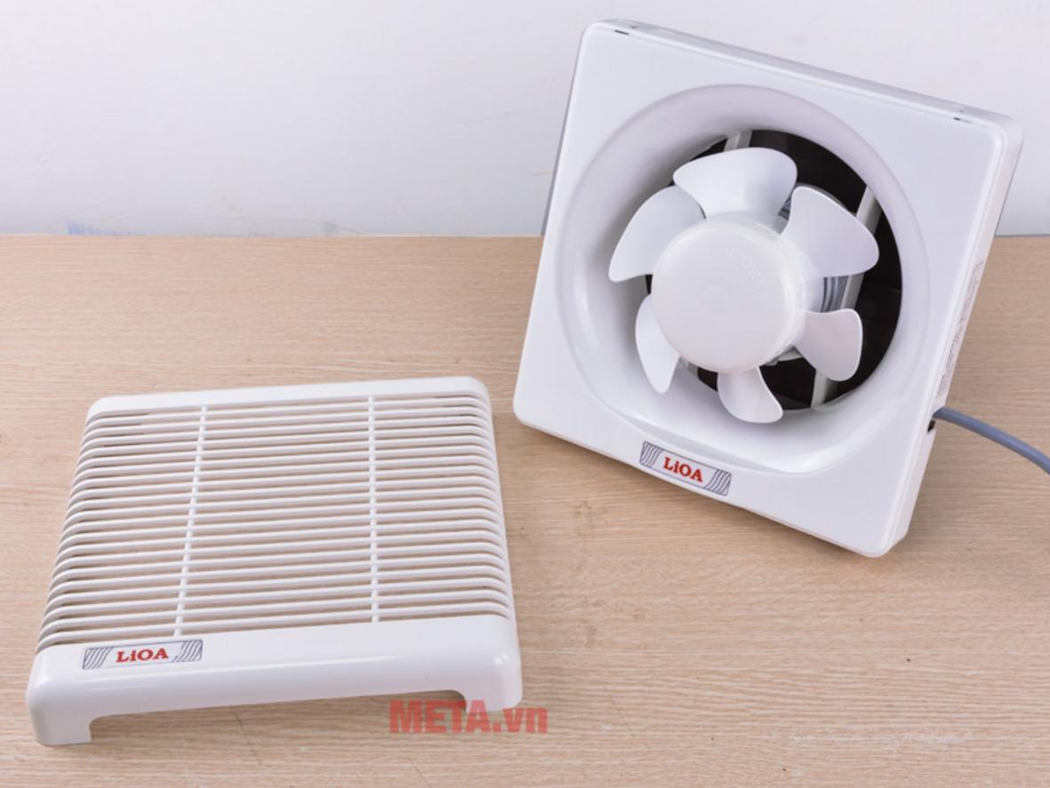 Lưu lượng 280 m3/giờ giúp quạt xử lý mùi và hơi ẩm trong không gian nhỏ.