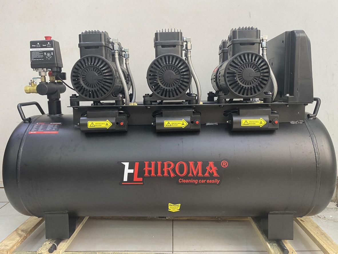 Lưu lượng khí 400L/phút và bình 160L