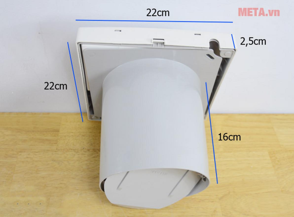 Lưu lượng gió mạnh giúp không gian thoáng nhanh hơn.