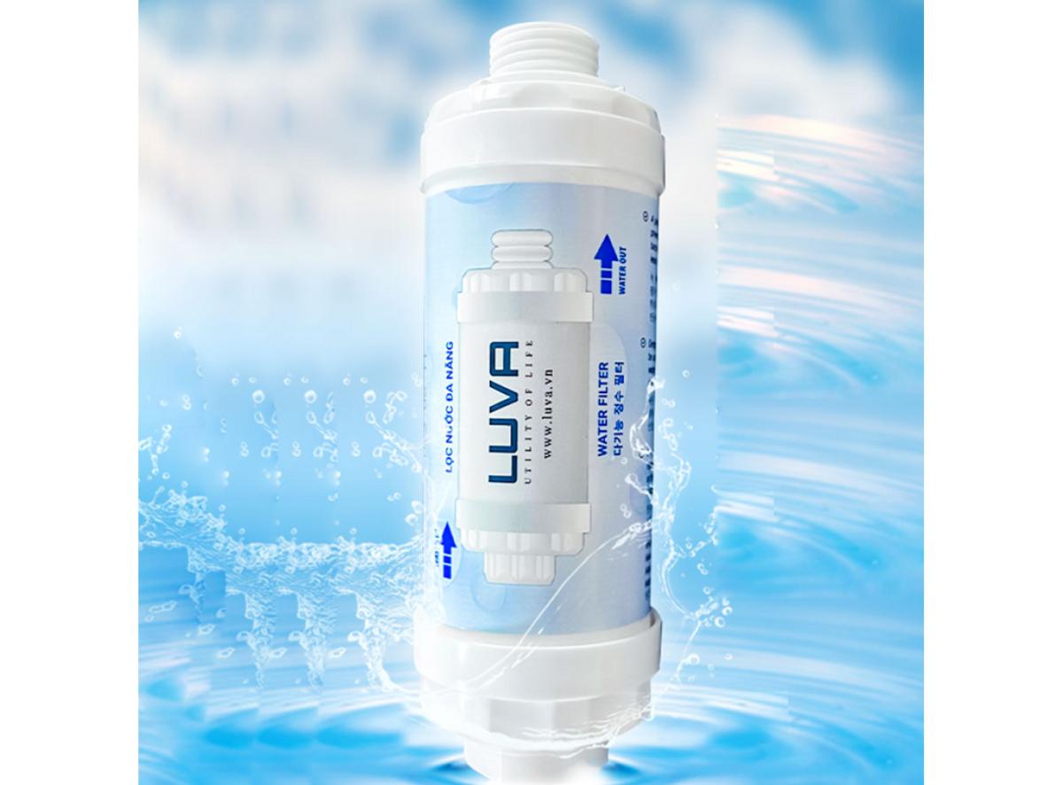 Bộ lọc nước đa năng Luva GK1 nhỏ gọn, phù hợp nhiều điểm dùng nước trong nhà.