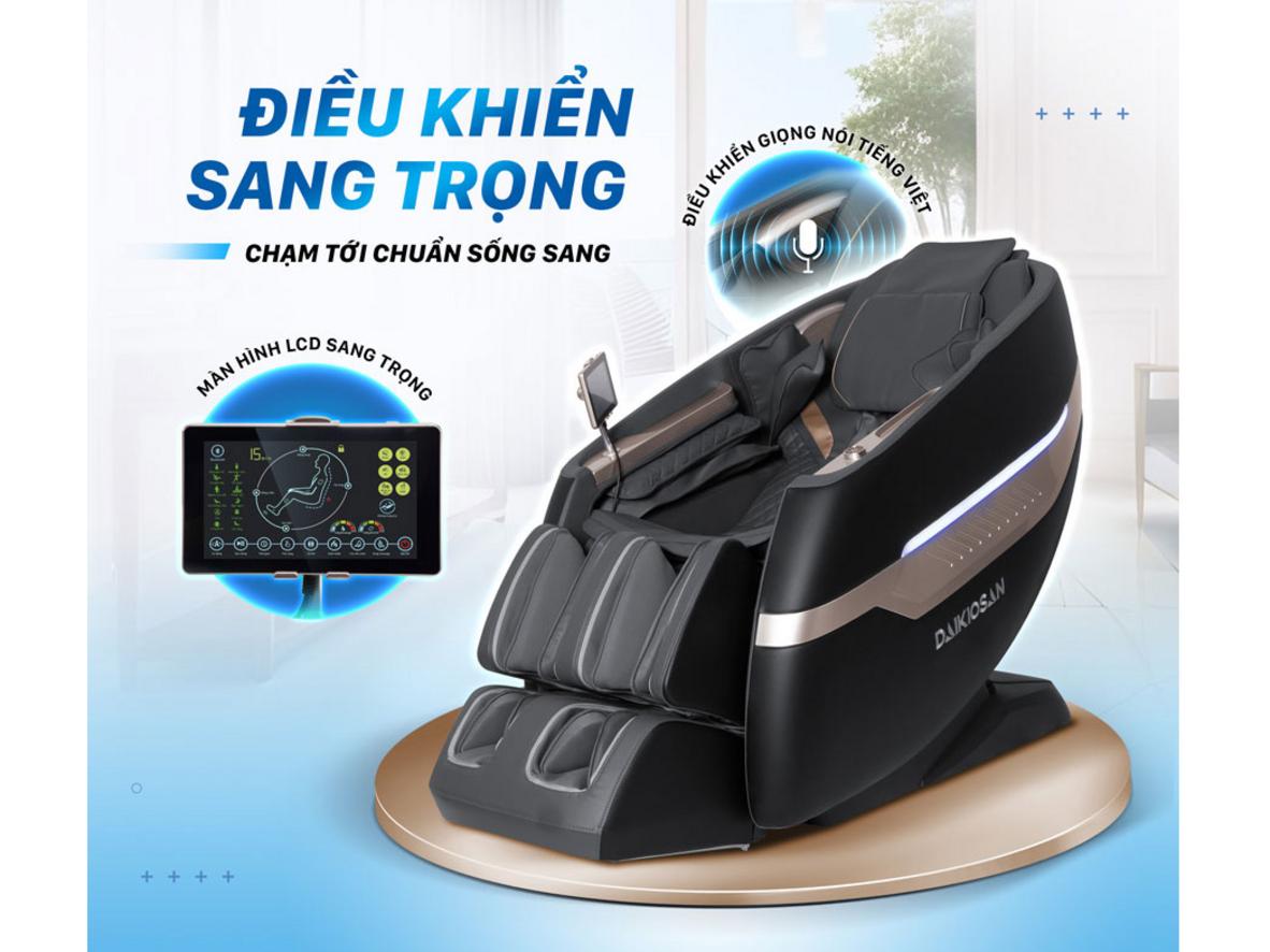Công nghệ massage 3D trên Ghế massage Daikiosan DC105