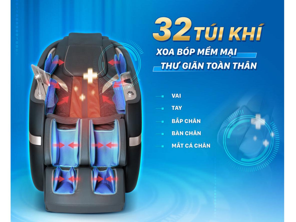 Công nghệ massage 3D trên Ghế massage Daikiosan DC105