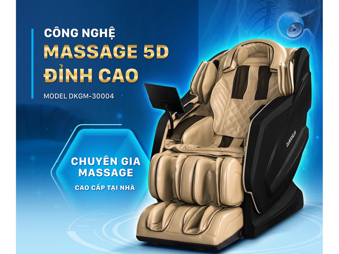 Công nghệ massage 5D trên Ghế massage Daikiosan DKGM-30004