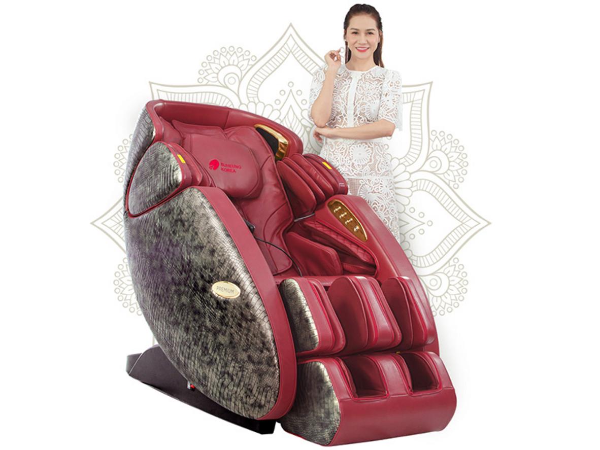Công nghệ massage 5D và con lăn đa chiều trên Buheung MK-9200.
