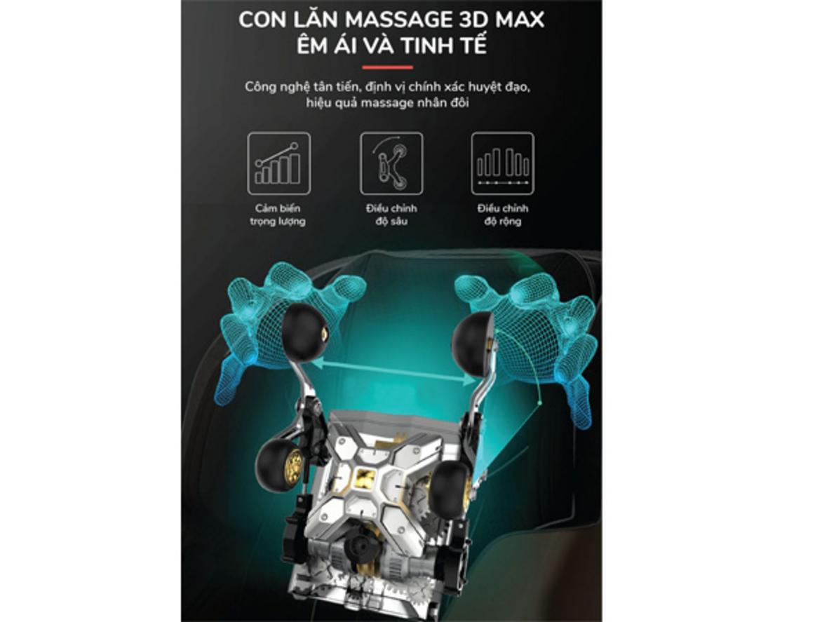 Trải nghiệm massage toàn thân trên Kamita KC-392.