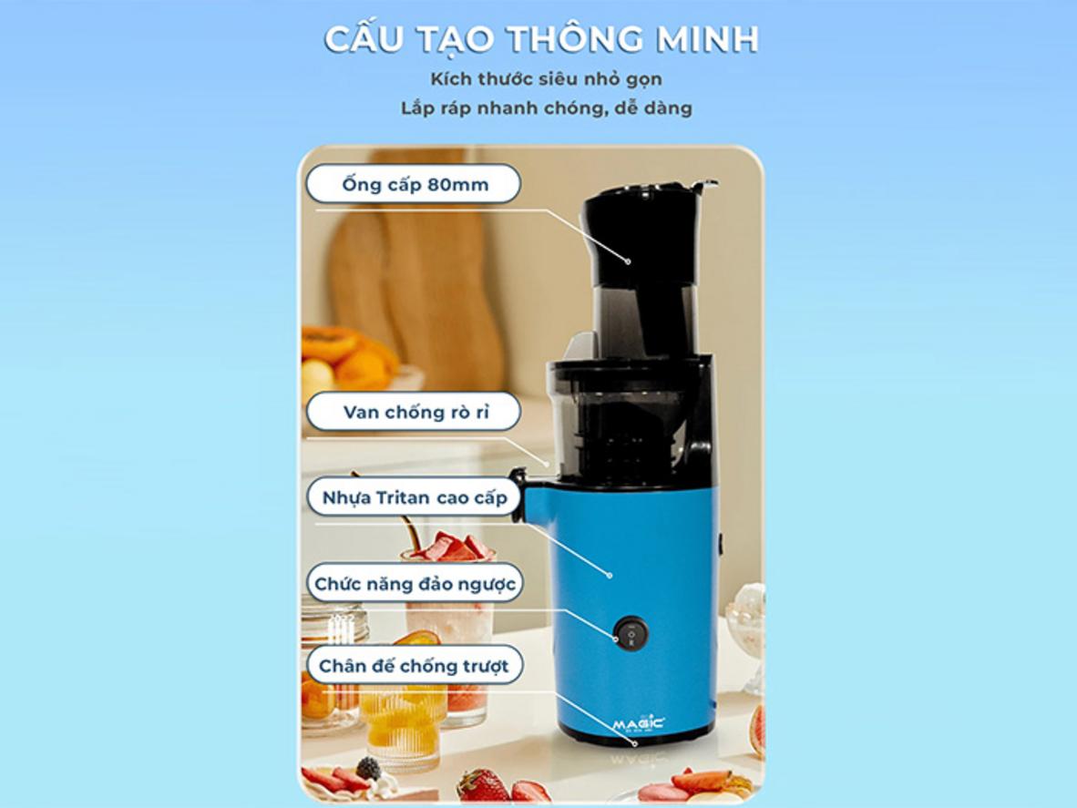 Tổng quan Máy ép chậm miệng rộng Magic Eco AC-138