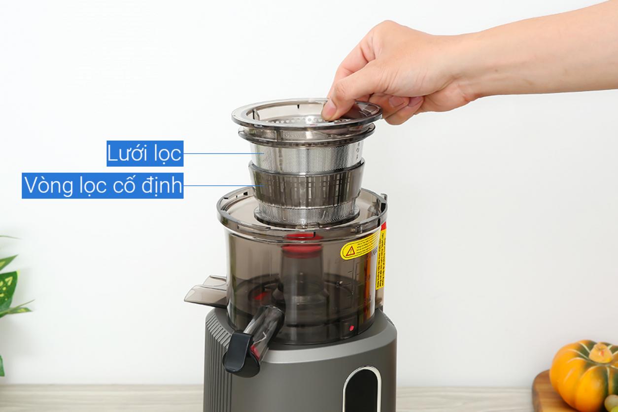 Ống nạp lớn, đảo chiều và vệ sinh nhanh