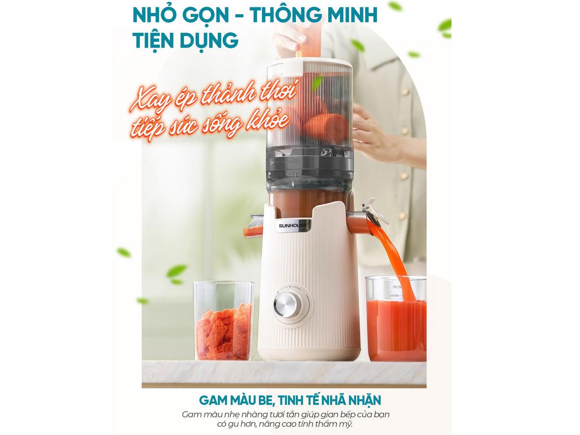 Tổng quan Máy ép chậm Sunhouse SHD5504