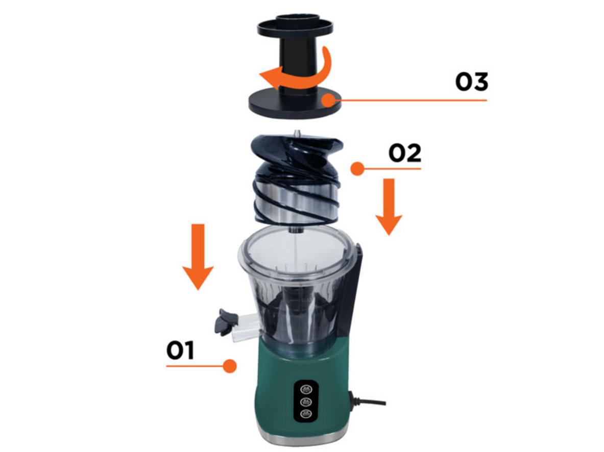 Tổng quan Máy ép chậm Unie UE-525