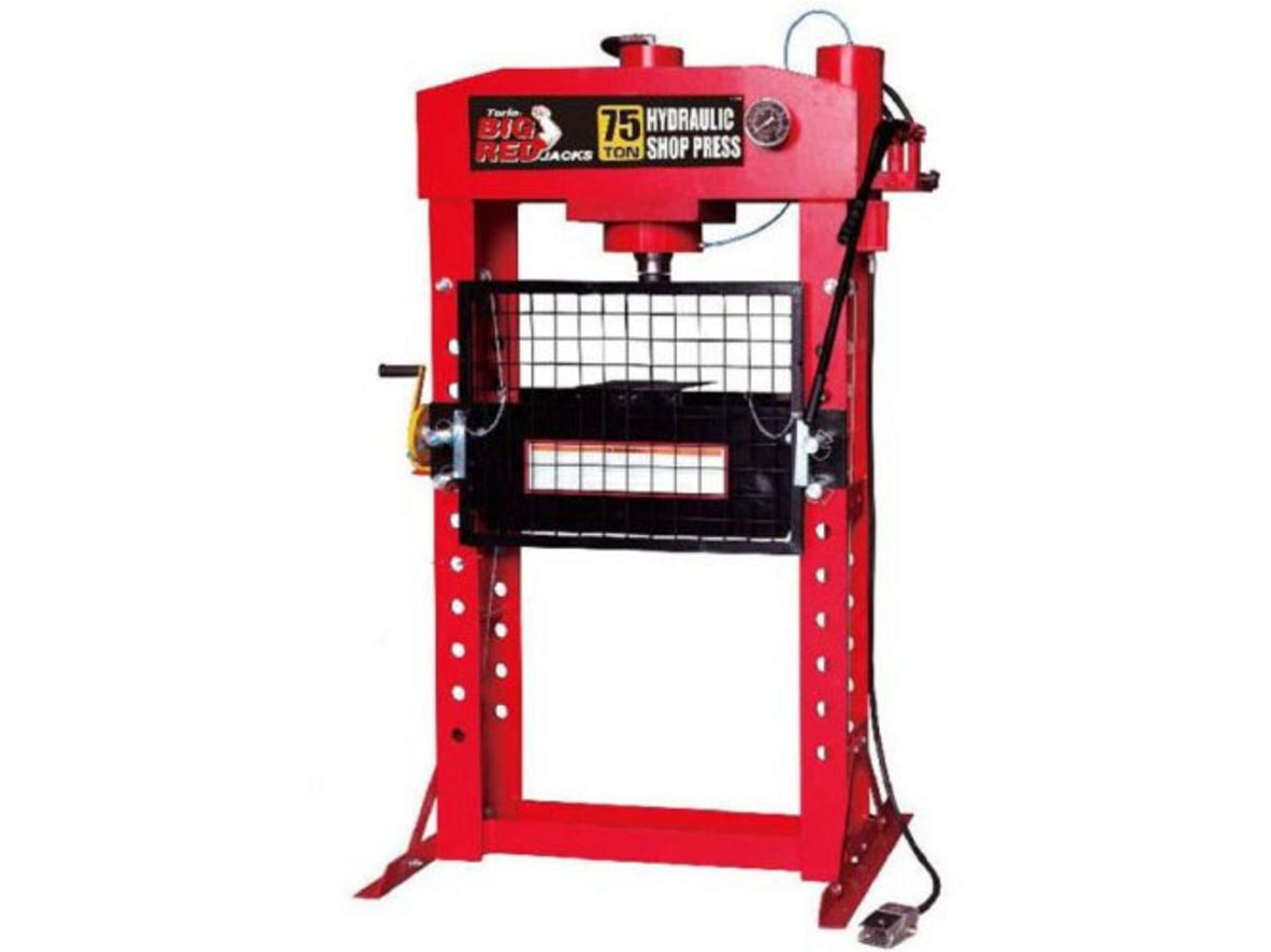 Tổng quan Máy ép thủy lực dùng tay và khí nén 75 tấn Torin TY75021