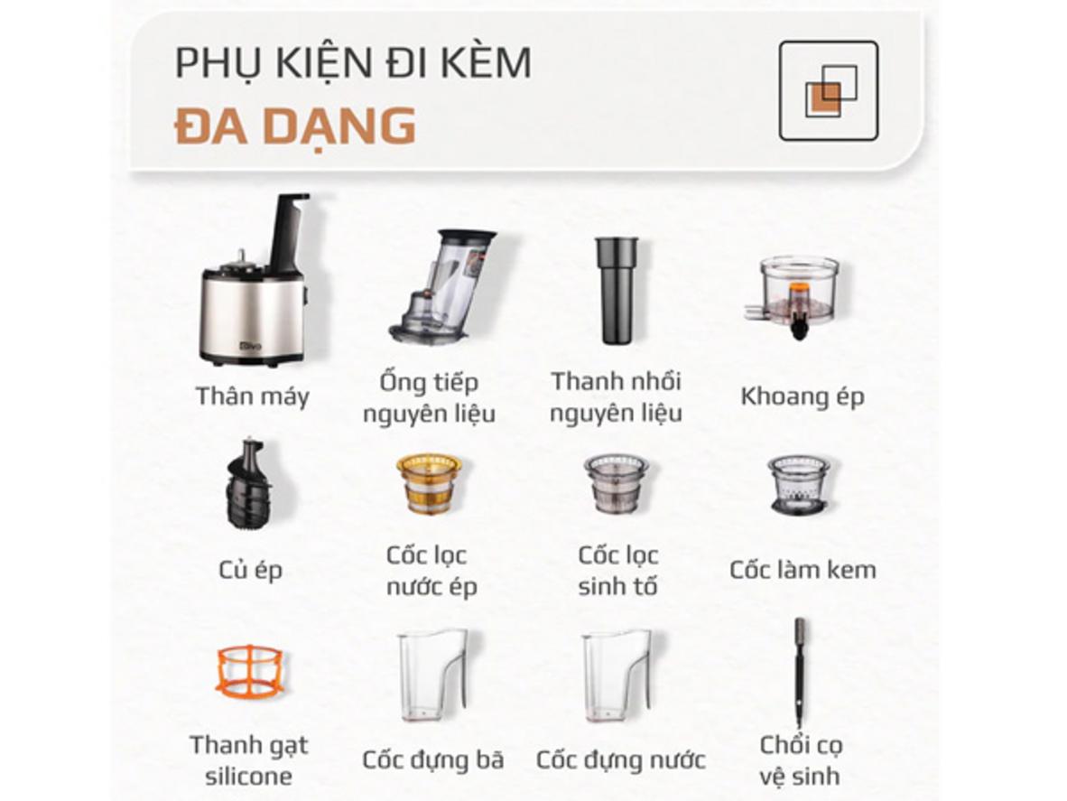 Tổng quan Máy ép trái cây Olivo SJ200