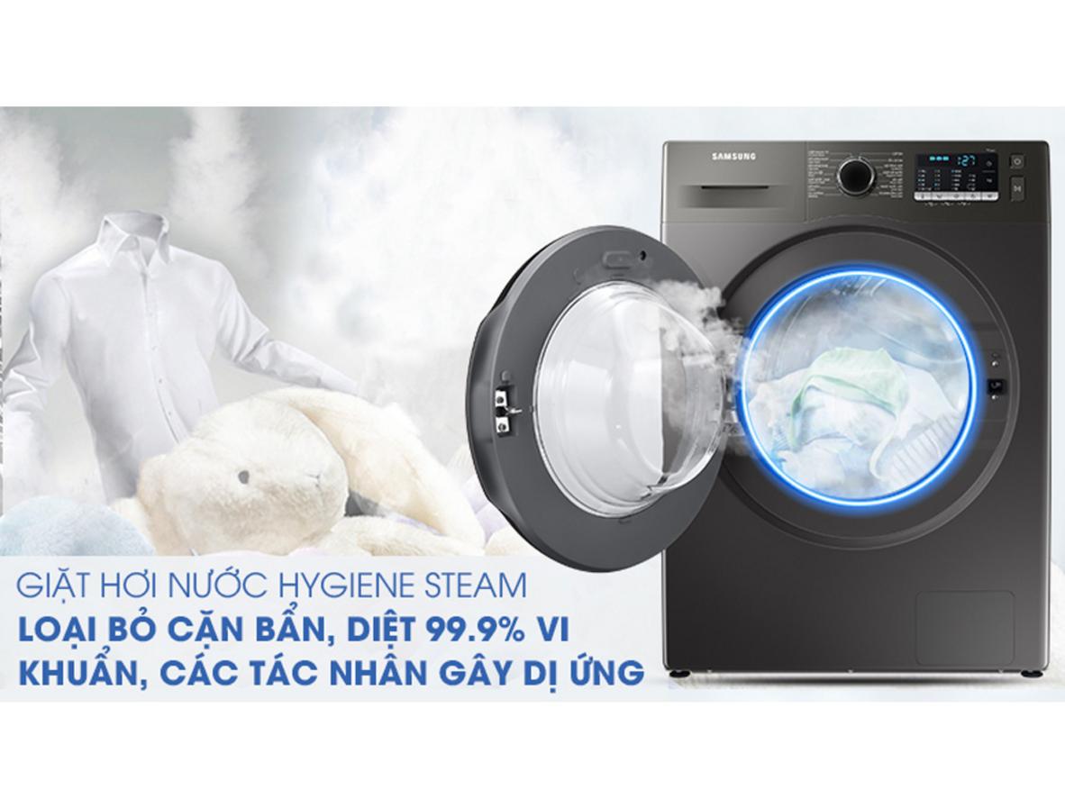 Dung tích 9,5kg phù hợp gia đình 5–7 người có nhu cầu giặt thường xuyên.