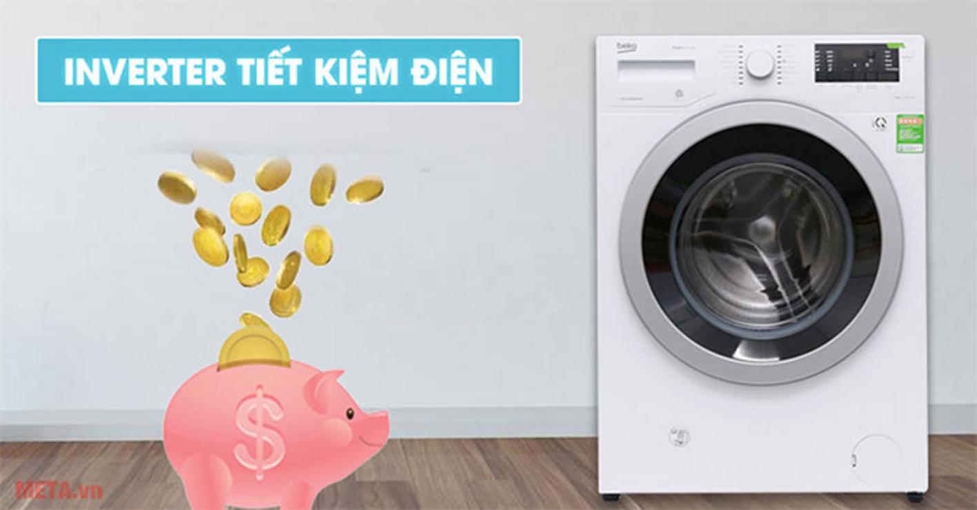 4 công nghệ cốt lõi giúp máy giặt Beko 8kg tiết kiệm điện, giặt êm và bền bỉ.