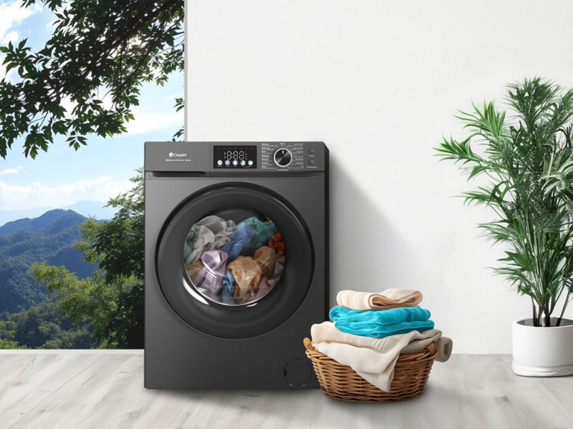 Dung tích 9.5kg và tốc độ vắt 1.200 vòng/phút phù hợp nhu cầu gia đình 4–6 người.