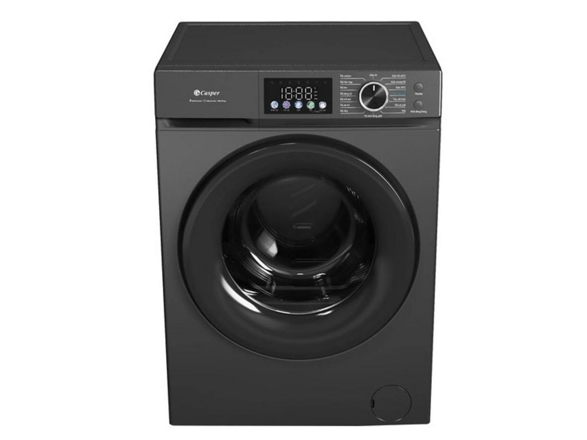 Máy giặt Casper ProWash Inverter 12.5kg WF-D125VGR1 nổi bật với thiết kế cửa ngang hiện đại và dung tích lớn.