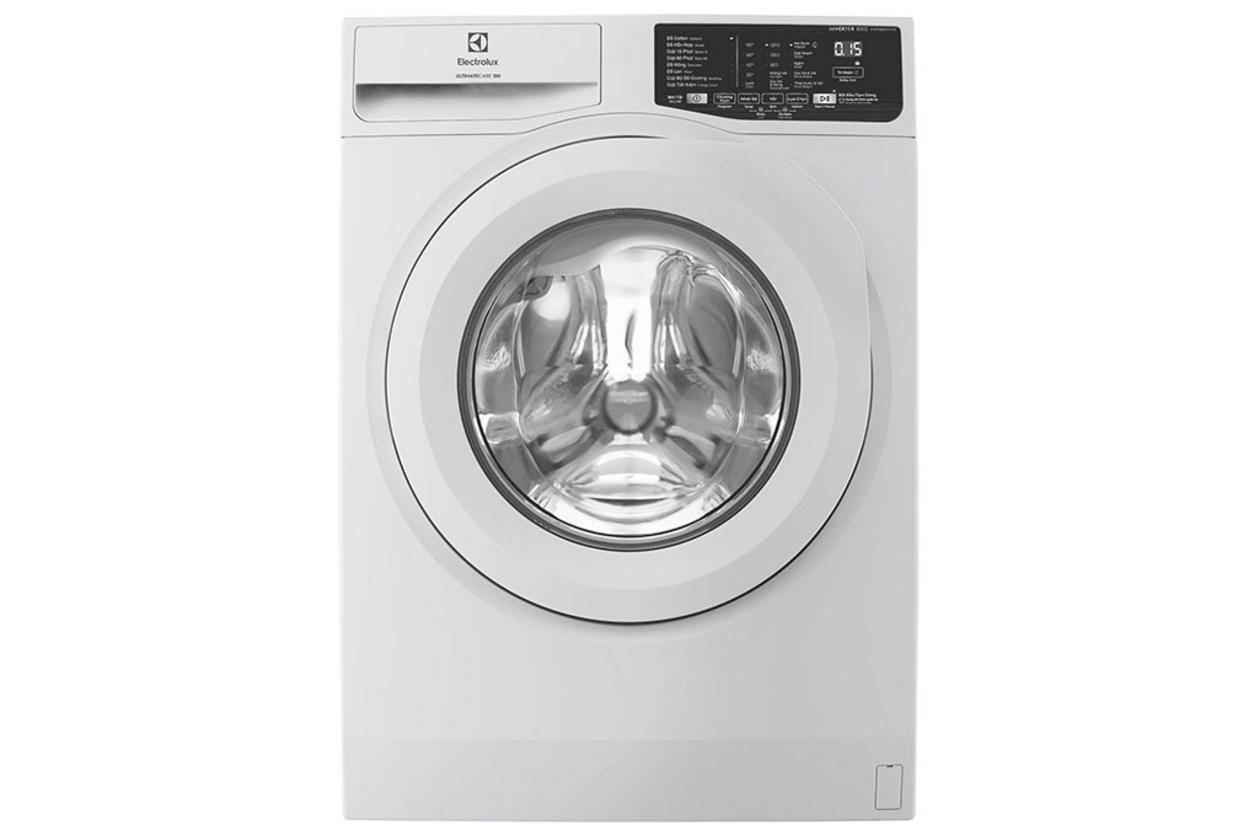 Máy giặt cửa ngang Electrolux 10kg UltimateCare 100 EWF1025DQWB cho gia đình bận rộn.