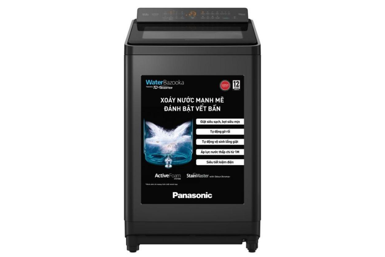 Panasonic NA-FD125X3BV: máy giặt cửa trên 12.5kg cho gia đình đông người.