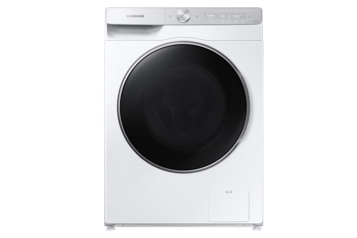 Máy giặt Samsung 11kg thiết kế Bespoke hiện đại, phù hợp gia đình đông người.