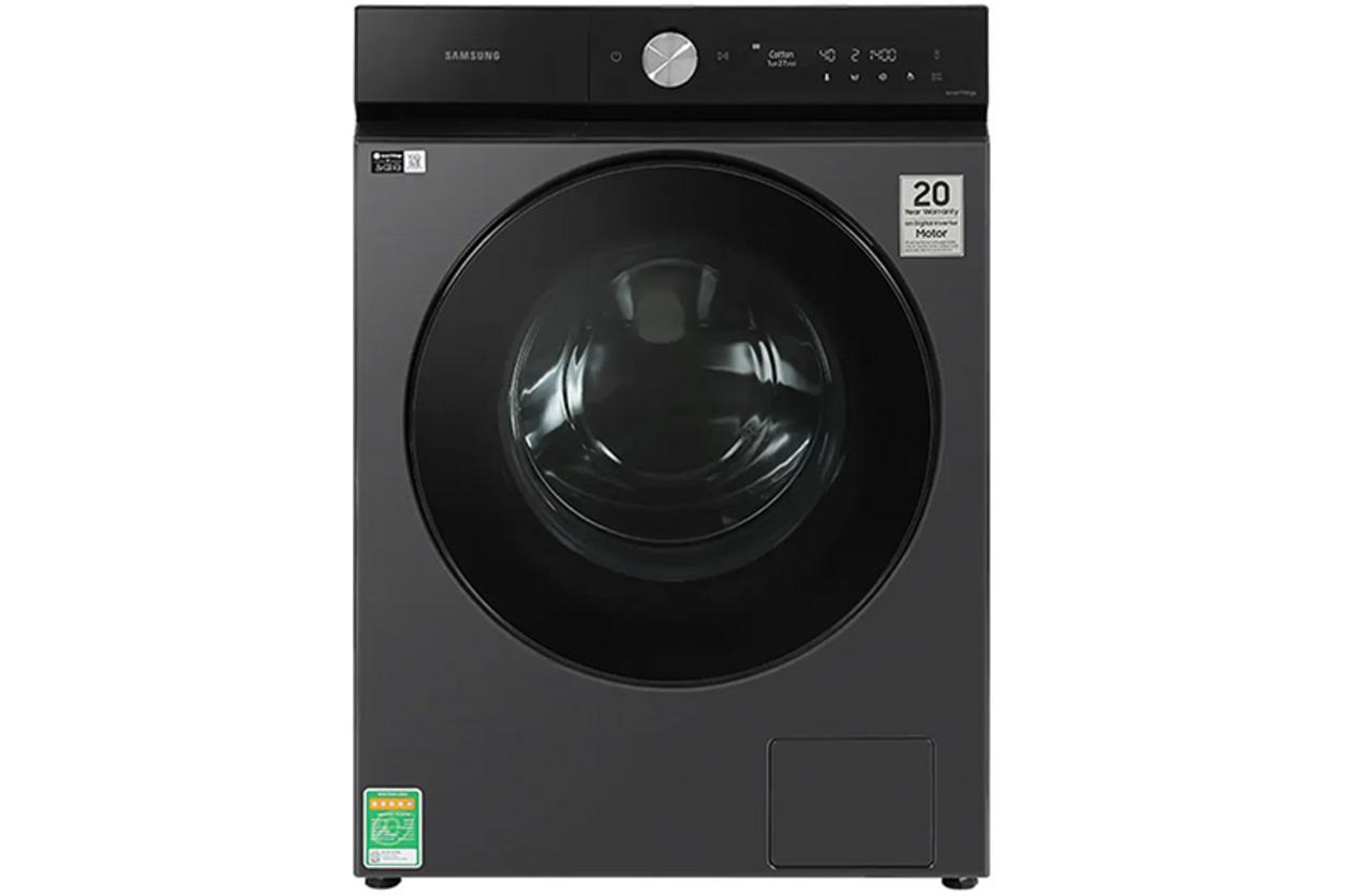 Máy giặt Samsung Bespoke AI Inverter 14kg WW14BB944DGBSV thiết kế Bespoke hiện đại, phù hợp gia đình đông người.