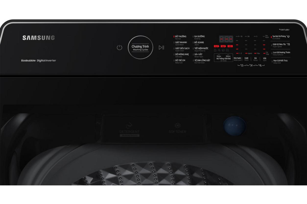 Bộ công nghệ giúp máy giặt Samsung 12kg giặt sạch, nhanh và êm hơn.