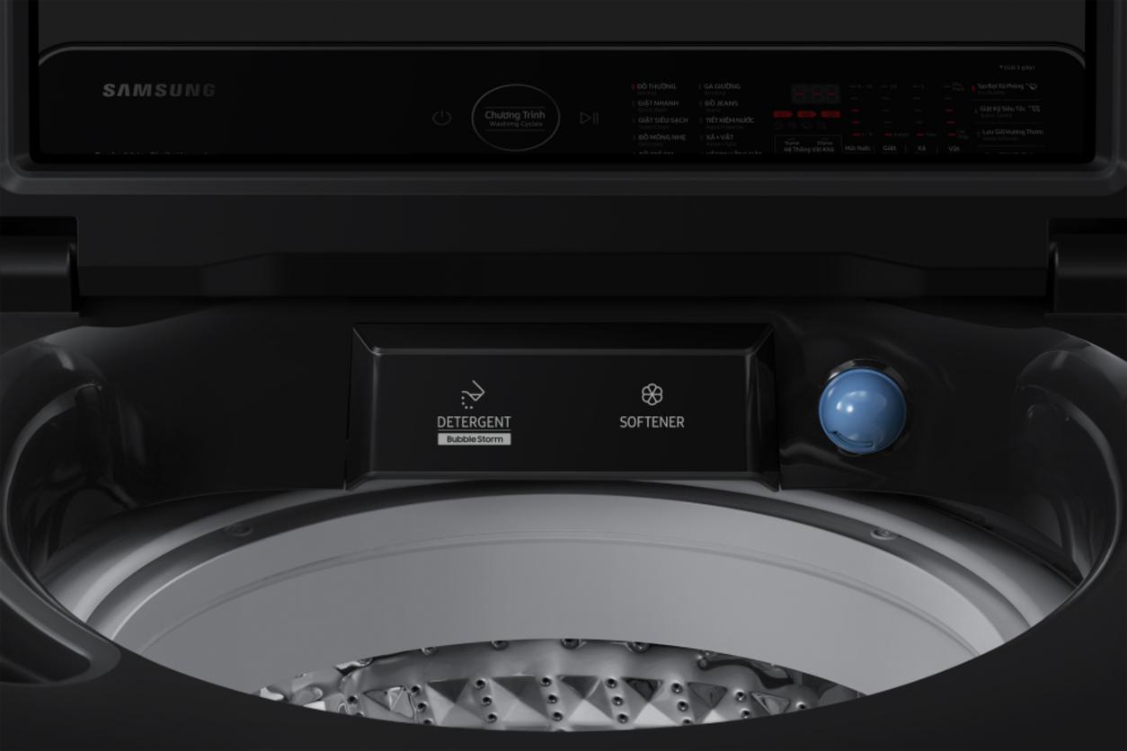 Bộ công nghệ giúp máy giặt Samsung 12kg giặt sạch, nhanh và êm hơn.