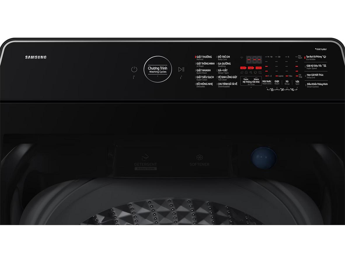 Máy giặt Samsung Inverter 13 kg WA80F13S5BSV phù hợp gia đình đông người cần giặt nhiều trong một lần.