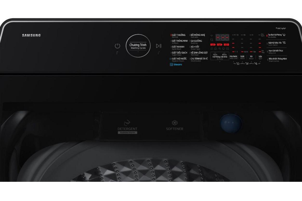 AI Wash tối ưu chu trình, AI VRT+ giảm rung ồn.