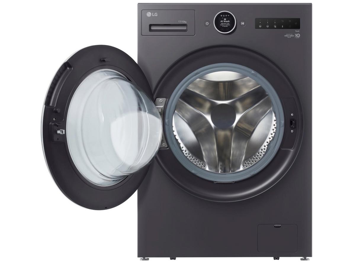 Công nghệ cốt lõi của LG F2517RNTG tập trung vào giặt sạch, sấy tiện và bảo vệ vải.