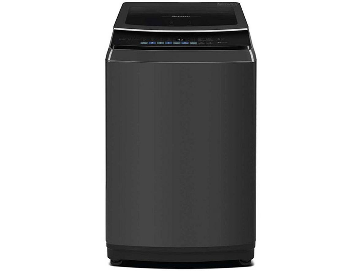 Máy giặt Sharp cửa trên ES-TM150CD-DS phù hợp cho gia đình đông người và nhu cầu giặt lớn.