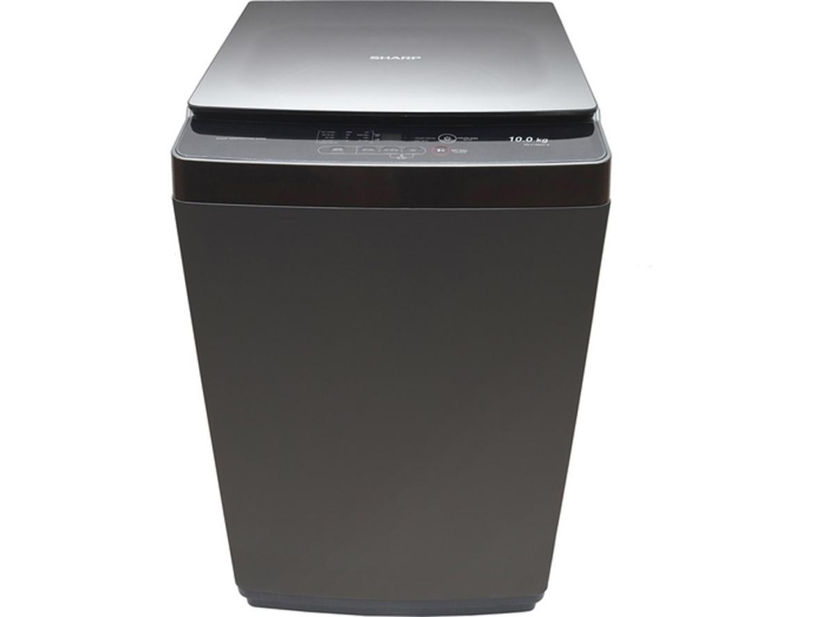 Máy giặt Sharp ES-Y100HV-S 10kg phù hợp gia đình 4–7 người.