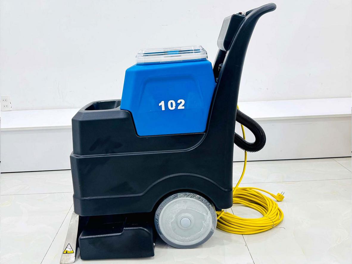 Cơ chế phun - chà - hút liên hợp giúp HiClean HC102 làm sạch sâu và hút khô nhanh.
