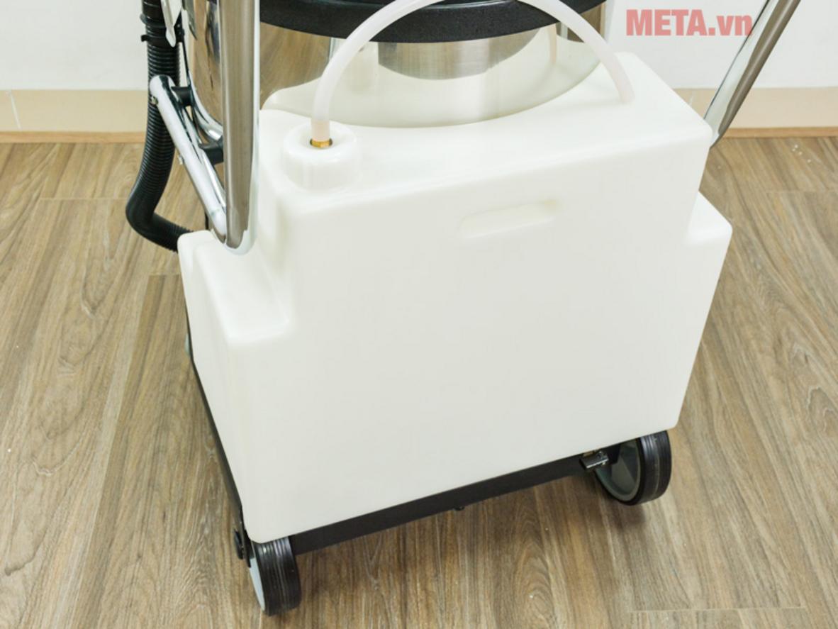 Clepro C2/60 nổi bật với 2 motor hút, thùng inox 60 lít và khả năng hút khô nhanh.