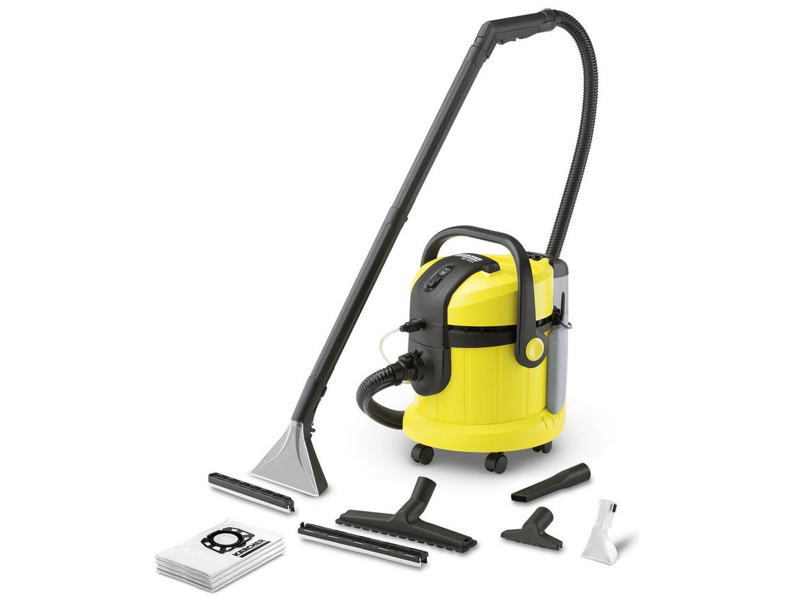 Karcher SE 4002 nổi bật với cơ chế phun hút 2 trong 1 cho nhu cầu làm sạch sâu tại nhà.