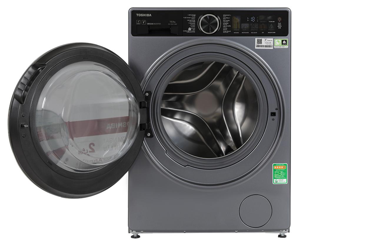 Các công nghệ giặt của Toshiba hỗ trợ sạch sâu, giảm phai màu và chăm sóc vải tốt hơn.