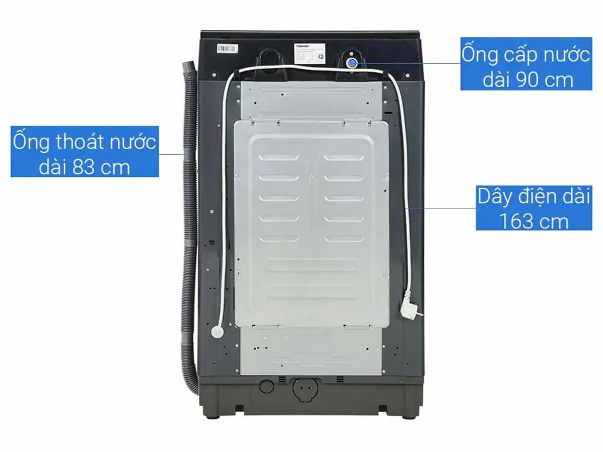 Thiết kế cửa trên 10kg phù hợp thói quen giặt giũ gia đình Việt.