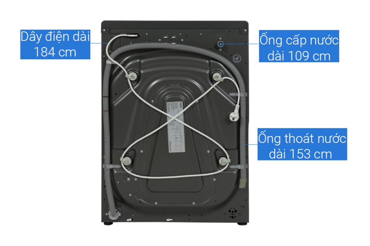 Thiết kế hiện đại và vật liệu bền bỉ của Whirlpool FWEB10502FG.