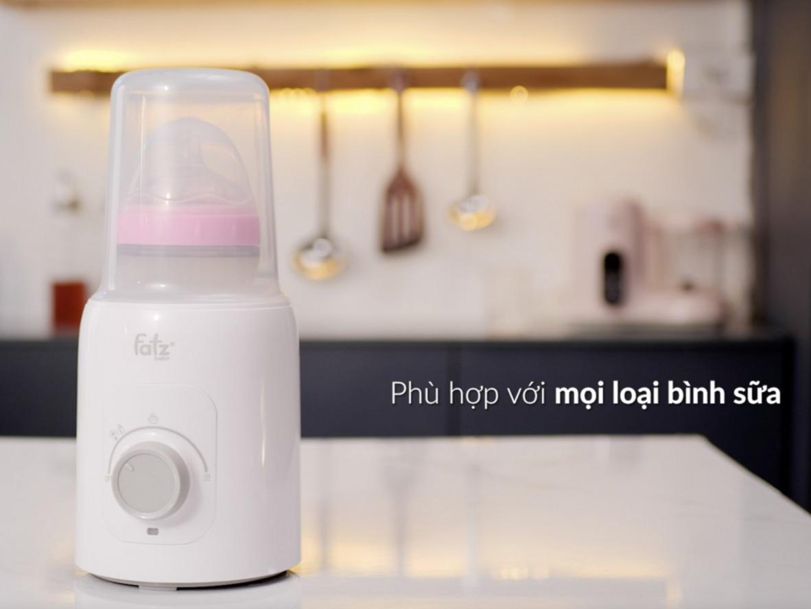 4 chế độ nhiệt rõ ràng giúp hâm sữa, rã đông, hâm thức ăn và tiệt trùng thuận tiện.