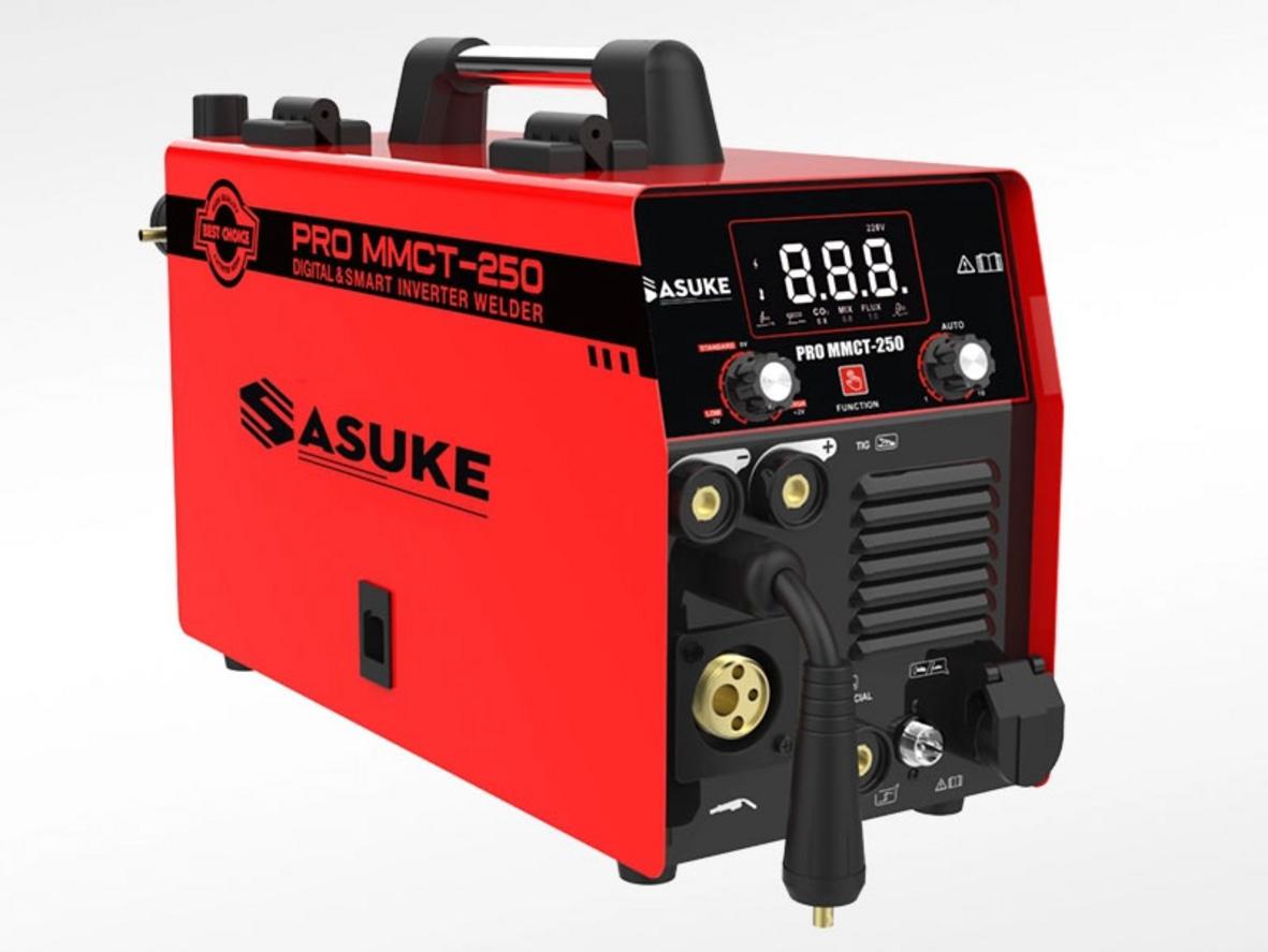 Máy hàn 4 chức năng Sasuke MMCT-250 gọn máy, đa năng 4 trong 1.