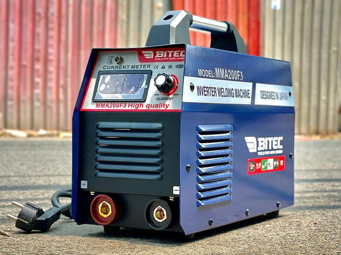 Hồ quang ổn định giúp MMA200F3 phù hợp sửa chữa dân dụng và cơ khí nhẹ.