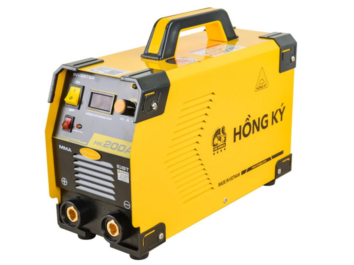 Máy hàn điện tử Hồng Ký HK 200A phù hợp cho thợ và xưởng nhỏ cần máy hàn ổn định, dễ dùng.