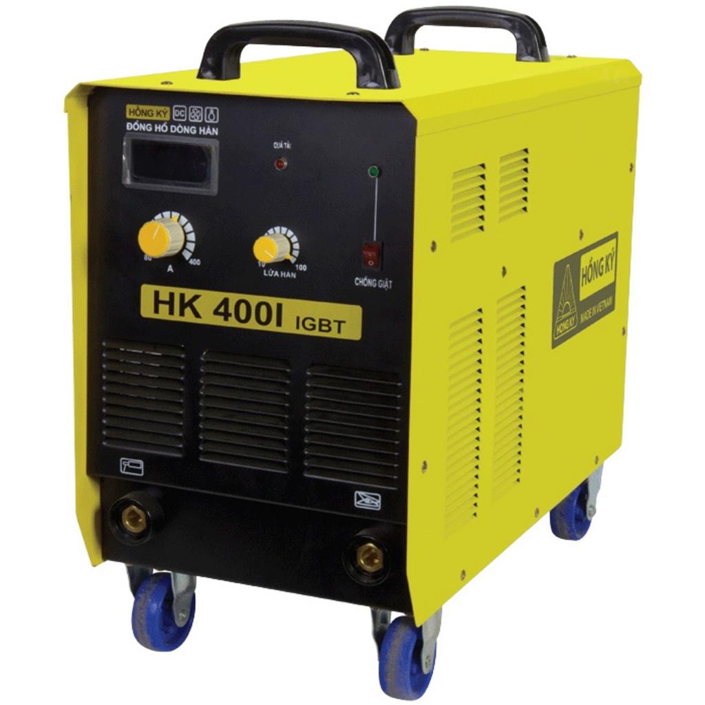 Máy hàn điện tử Hồng Ký HK 400I - 3 pha 380V cho xưởng cơ khí và công trình nặng.