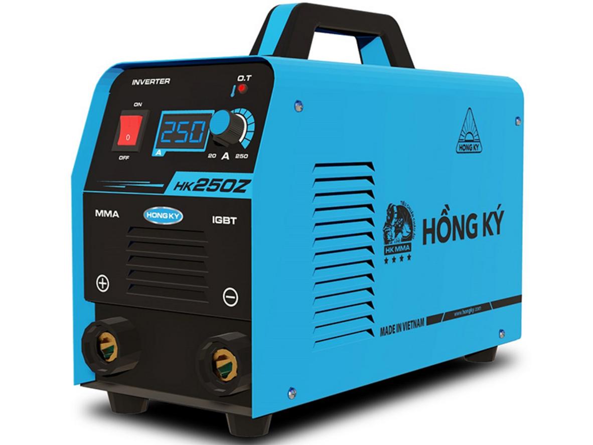 Máy hàn điện tử Hồng Ký HK250Z - máy hàn que 250A mạnh, gọn và tiết kiệm điện.