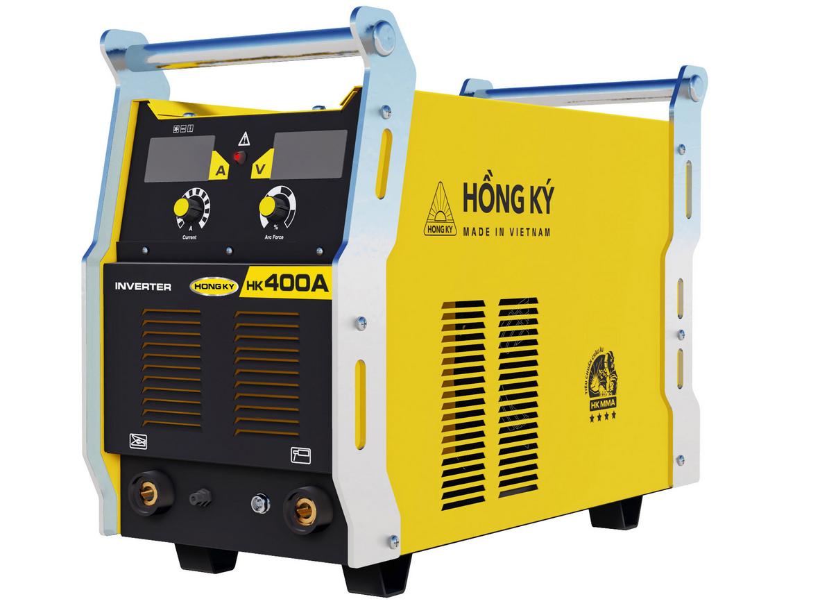 Máy hàn điện tử Inverter Hồng ký HK 400A cho nhu cầu hàn công nghiệp cường độ cao.