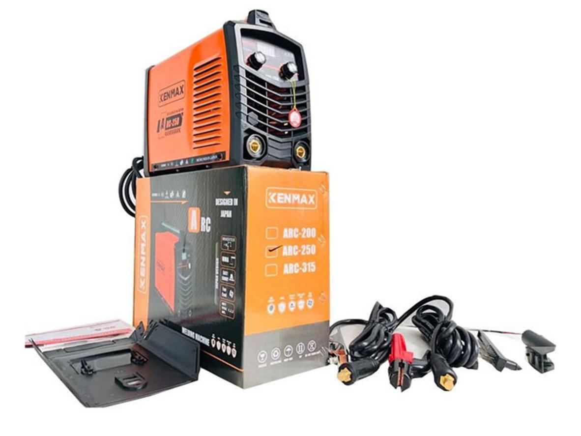 Kenmax ARC-250A hàn khỏe, dùng điện 220V, tối ưu với que 4.0mm.