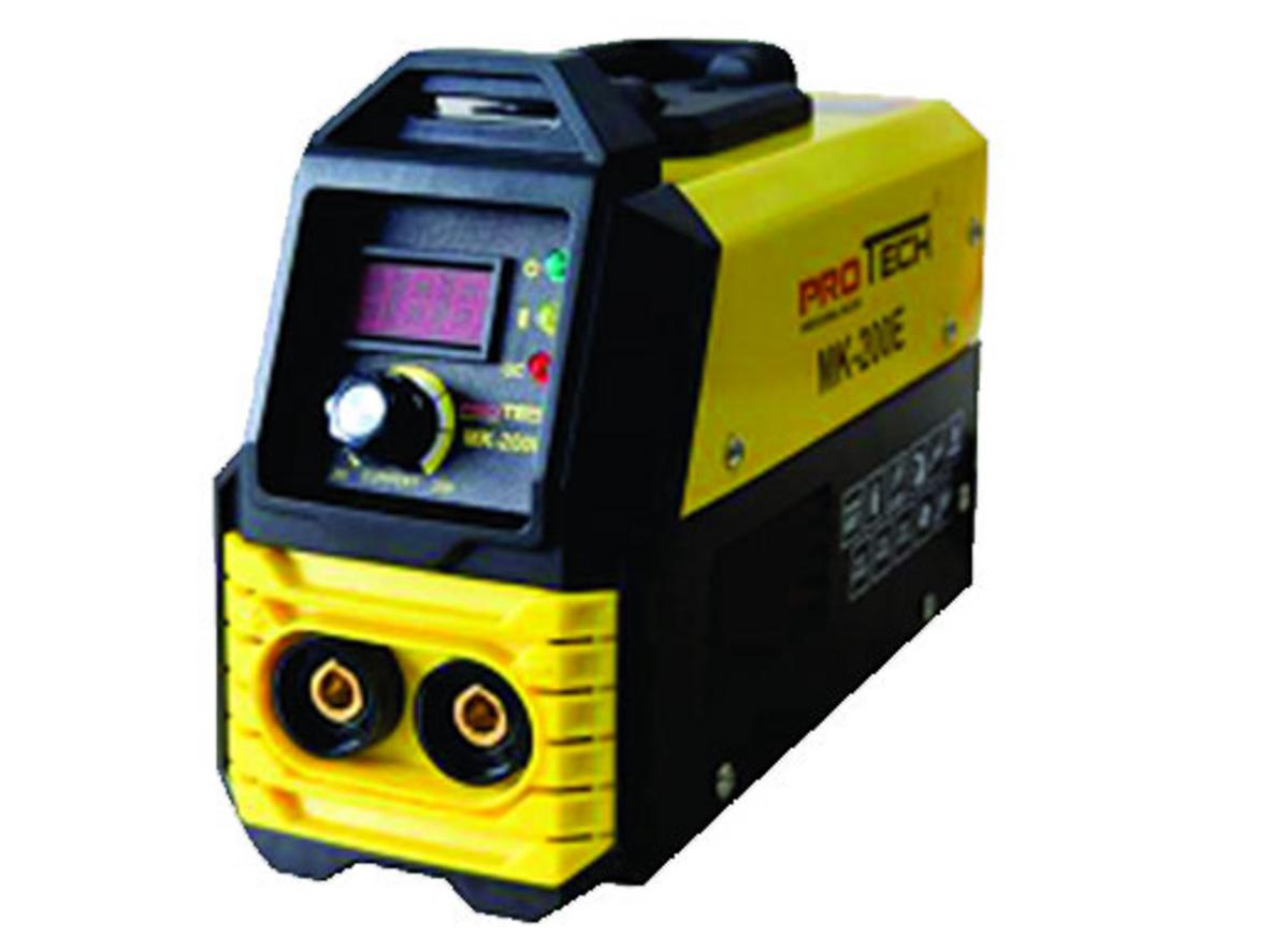 Máy hàn hồ quang Protech MK200E nhỏ gọn, phù hợp hàn sửa chữa dân dụng và điện yếu.