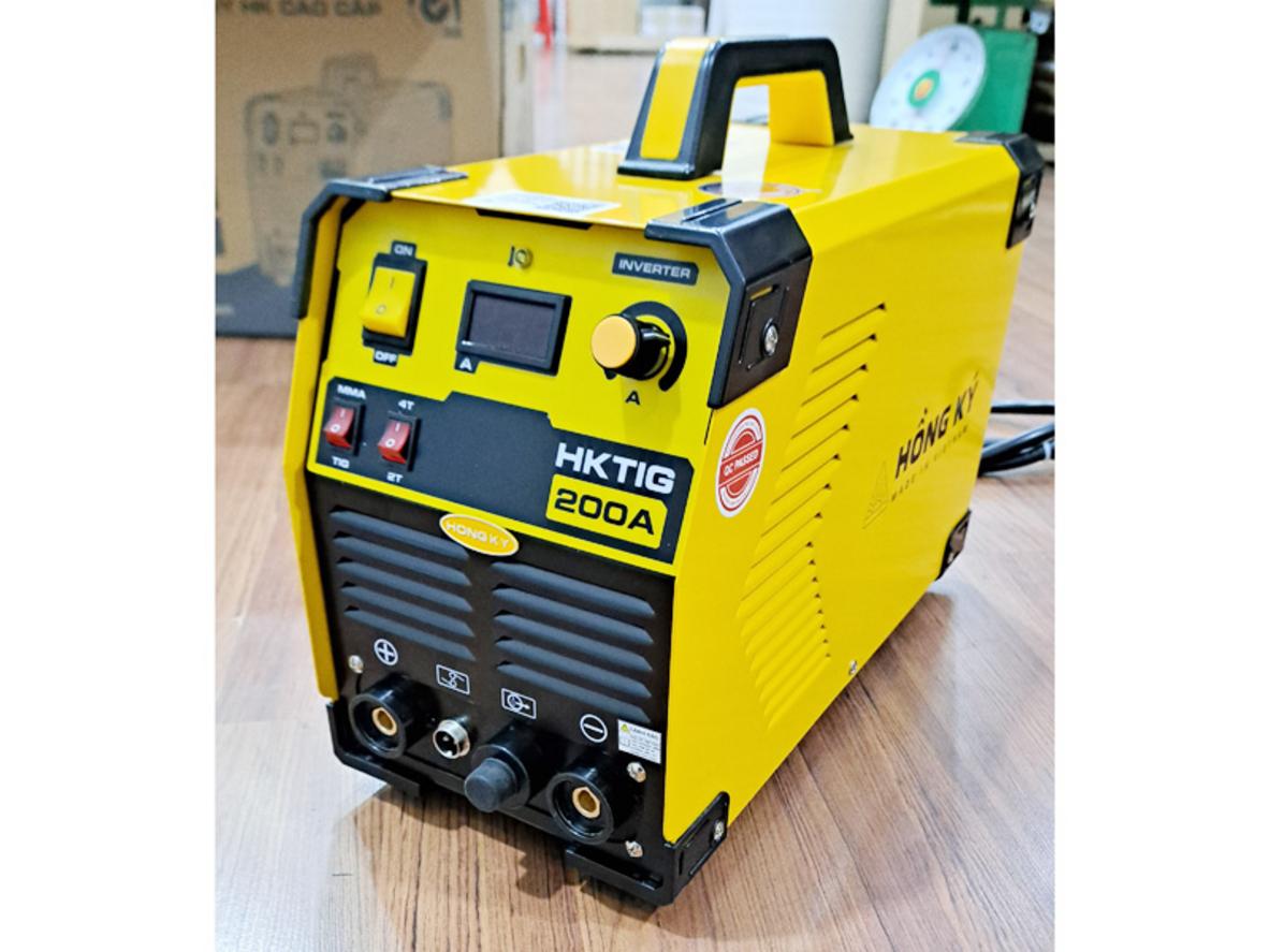 TIG DC + hàn que MMA giúp Hồng Ký HK Tig 200A linh hoạt trong nhiều công việc